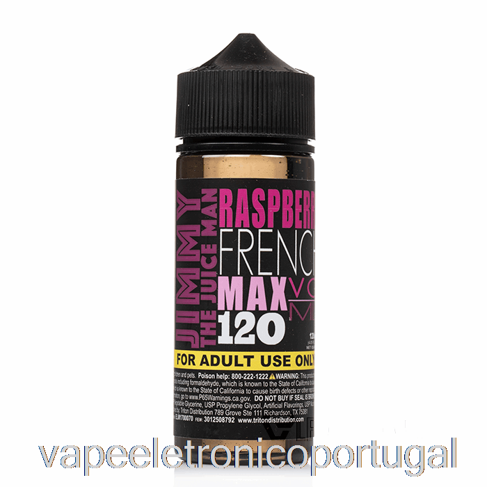 Vape Eletrônico Framboesa Francês - Jimmy The Juiceman - 120ml 6mg